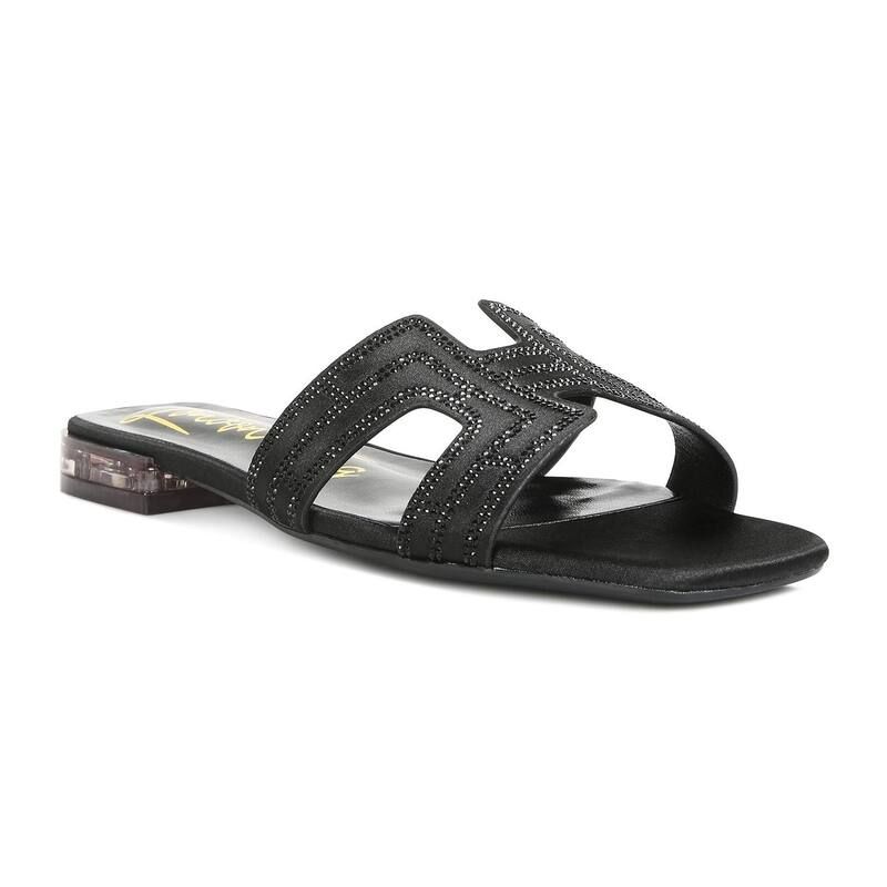 ロンドンラグ レディース シューズ サンダル ヒール London Rag Big Money Low Stack Womens Heel Sandals Black ブラック