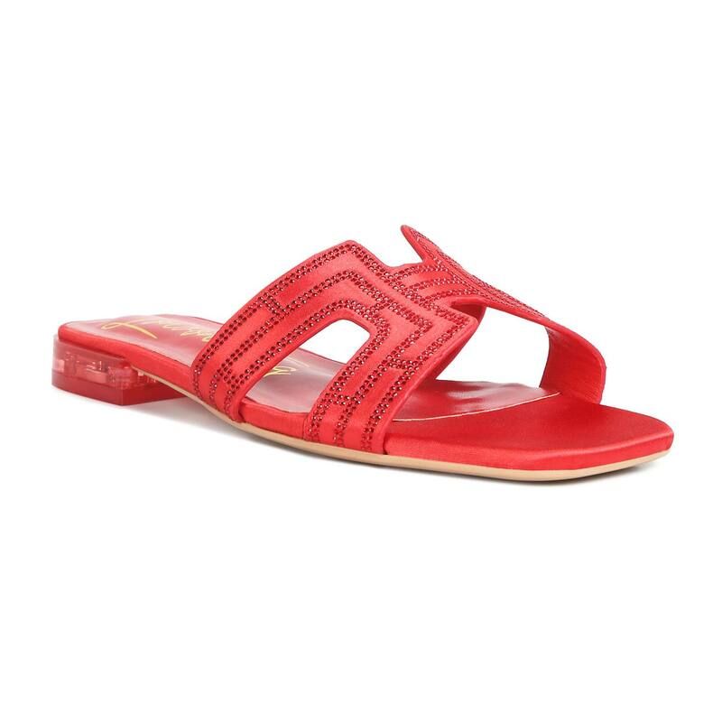 ロンドンラグ レディース シューズ サンダル ヒール London Rag Big Money Low Stack Womens Heel Sandals Red レッド