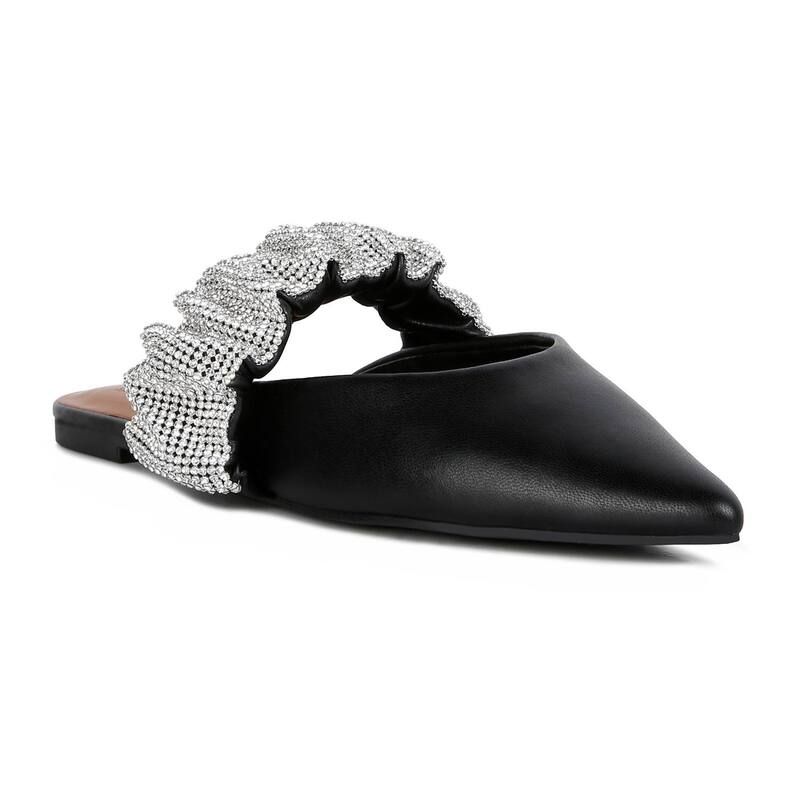 ロンドンラグ レディース シューズ サンダル London Rag Hemessen Diamante Womens Mules Black ブラック