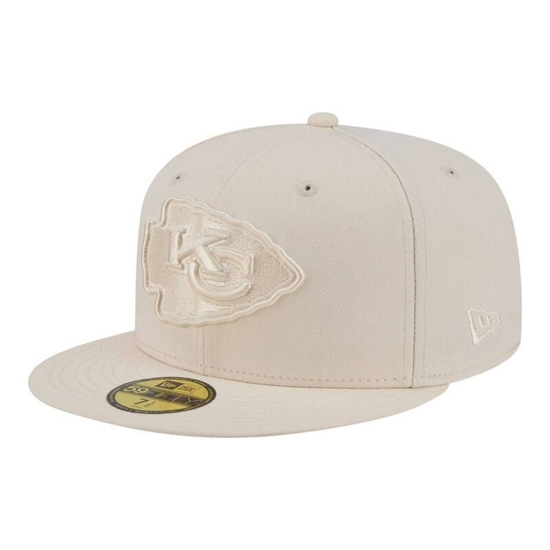 ニューエラ レディース アクセサリー 帽子 Mens New Era Cream Kansas City Chiefs Color Pack 59FIFTY Fitted Hat Chf Beige ベージュ
