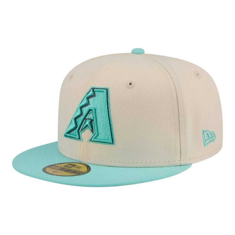 ニューエラ レディース アクセサリー 帽子 Mens New Era Light BeigeTurquoise Arizona Diamondbacks TwoTone Color Pack 59FIFTY Fitted Hat Dbk Lt Bei ターコイ
