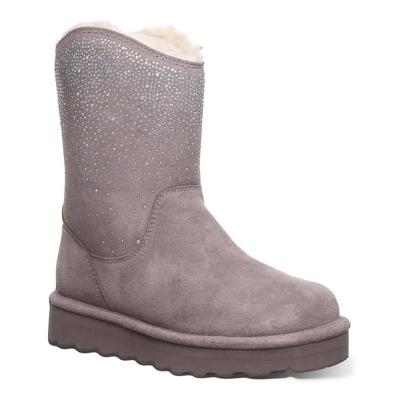 ベアパウ レディース シューズ ブーツ・レインブーツ Bearpaw Glam Womens Rhinestone Boots Cinder