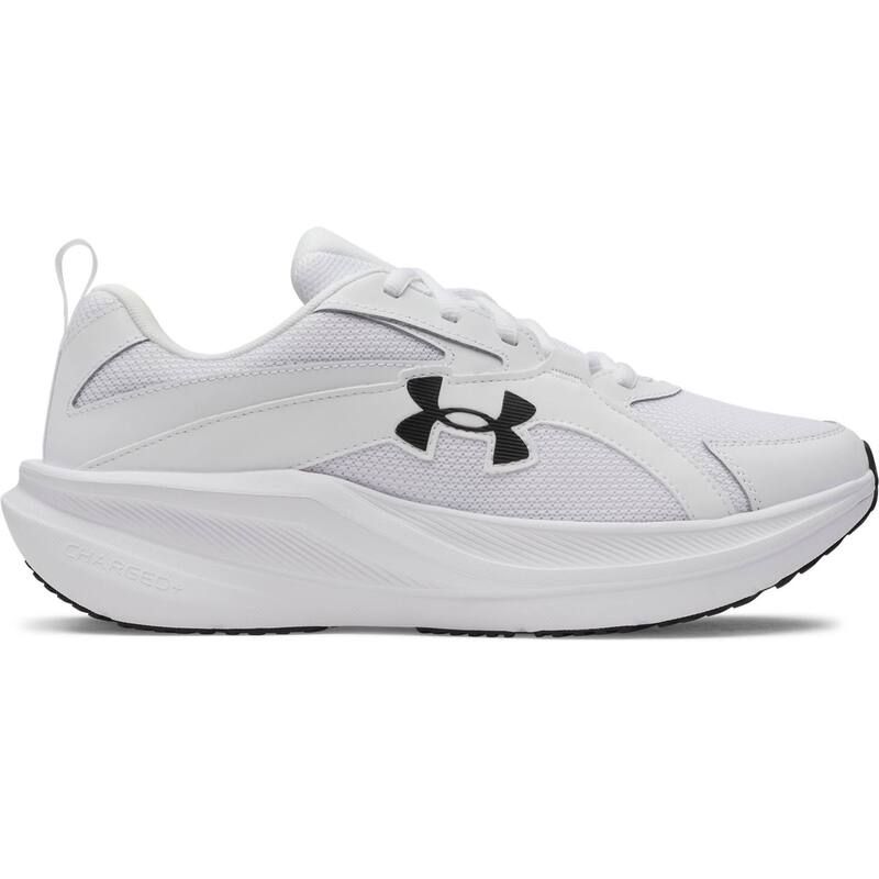 アンダーアーマー レディース シューズ スニーカー Under Armour Charged Ascend Mens Running Shoes White Black ホワイト