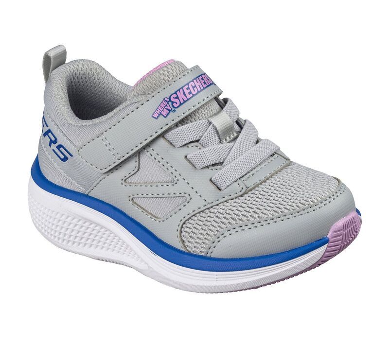 スケッチャーズ レディース シューズ スニーカー Skechers GO RUN 20 Elevate Wheres My Skechers Toddler Girls Sneakers Gray グレー