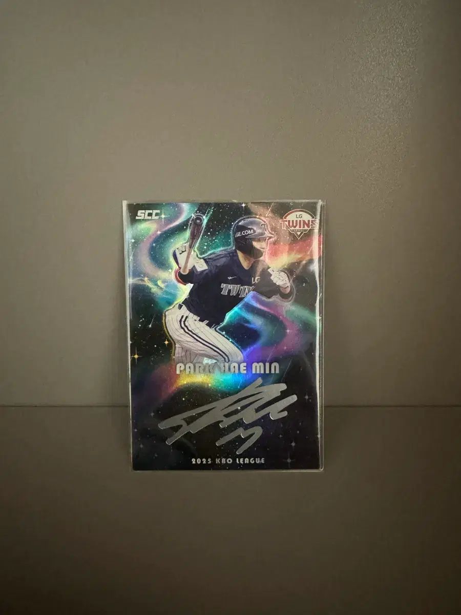 LGツインズ 朴海旻 選手 オートサイン カード