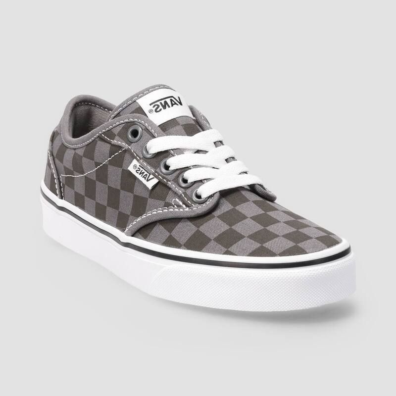 バンズ レディース シューズ スニーカー レース Vans Atwood Big Kids LaceUp Sneakers Faded Black Check ブラック 13,636円
