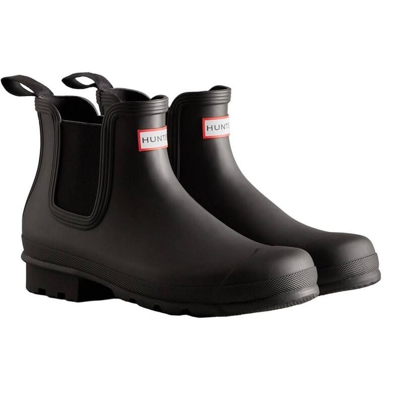 ハンター レディース シューズ ブーツ・レインブーツ チェルシーブーツ チェルシー Hunter Mens Original Chelsea Boots Black ブラック