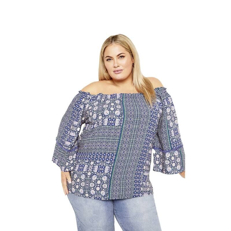 アベニュー レディース トップス シャツ プラスサイズ Avenue Womens Plusize Miley Top Coney Island