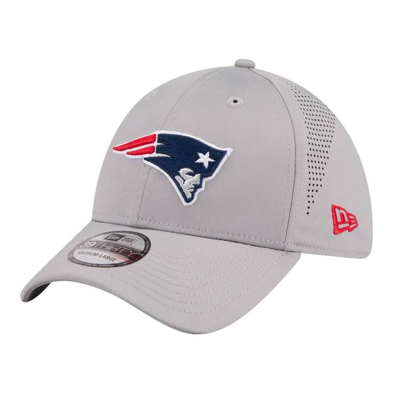 ニューエラ レディース アクセサリー 帽子 Mens New Era Gray New England Patriots Perforated 39THIRTY Flex Hat Pat Grey グレー
