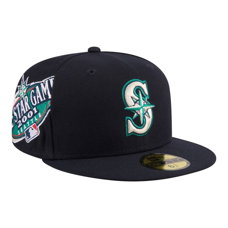 ニューエラ レディース アクセサリー 帽子 Mens New Era Navy Seattle Mariners Hidden Hit 59FIFTY Fitted Hat Mns Navy ネイビー