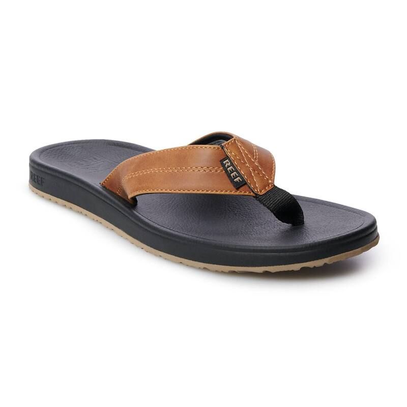 リーフ レディース シューズ サンダル REEF Journeyer Mens Flip Flop Sandals Black Brown ブラック