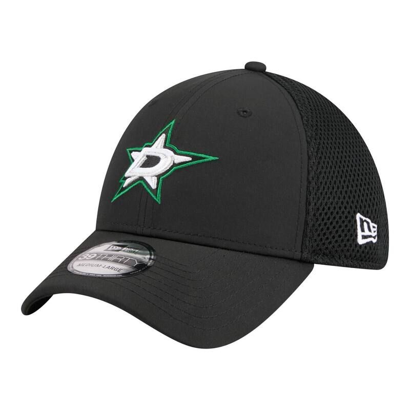 ニューエラ レディース アクセサリー 帽子 ロゴ Mens New Era Black Dallastars Logo 39THIRTY Flex Hat Str Black ブラック