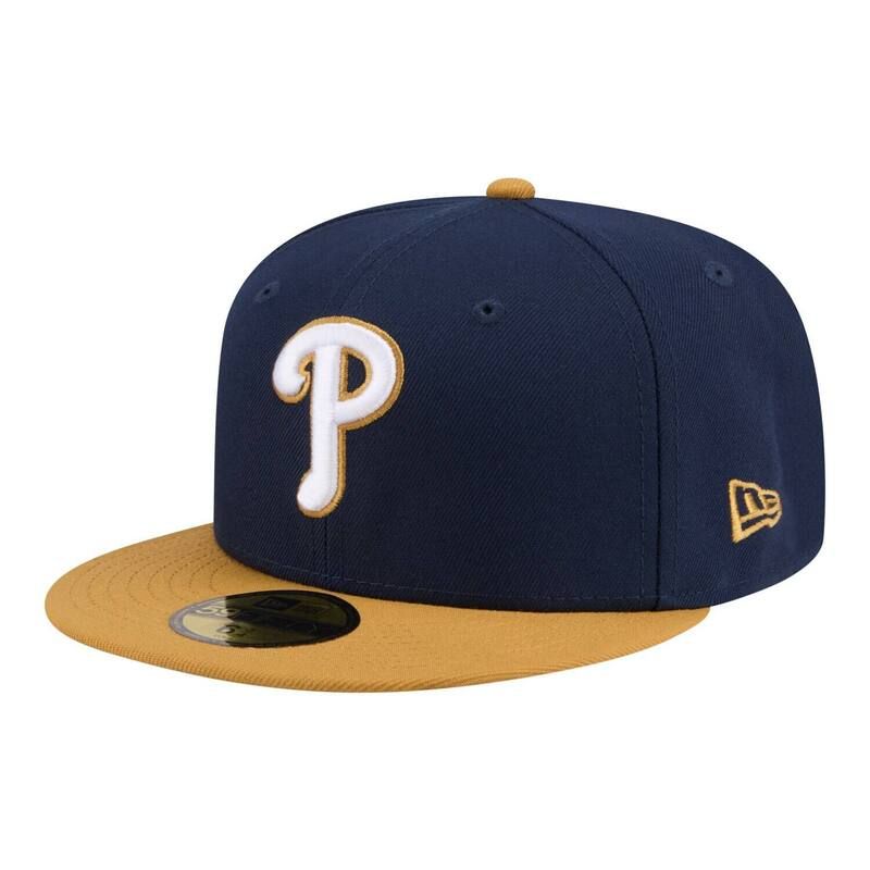 ニューエラ レディース アクセサリー 帽子 Mens New Era NavyKhaki Philadelphia Phillies TwoTone Color Pack 59FIFTY Fitted Hat Phl Navy ネイビー 11,886円