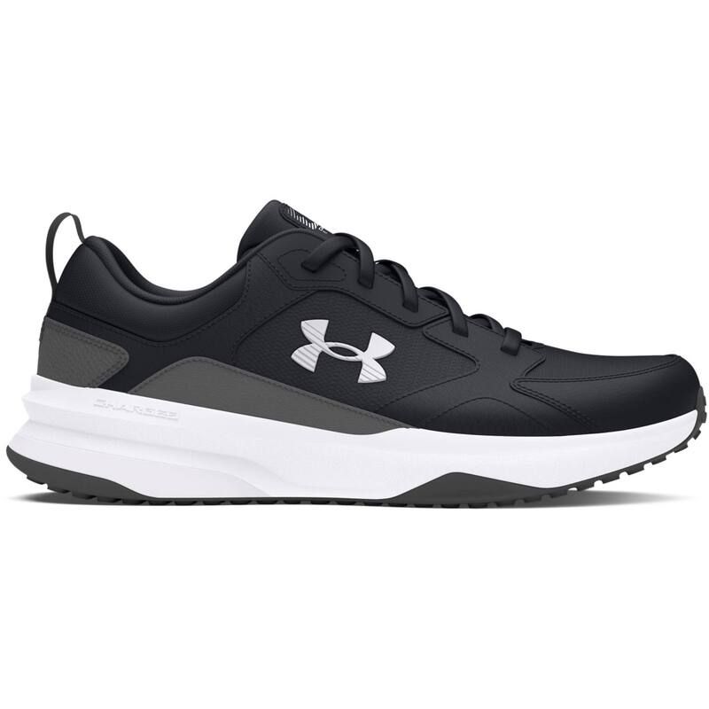 アンダーアーマー レディース シューズ スニーカー Under Armour Chargedge Mens Training Shoes Black Gray White ホワイト