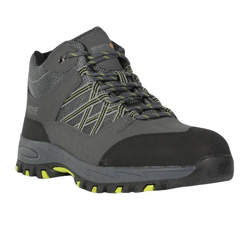 レガッタ レディース シューズ ブーツ・レインブーツ Regatta Mensandstone Safety Boots Briar Grey Lime グレー