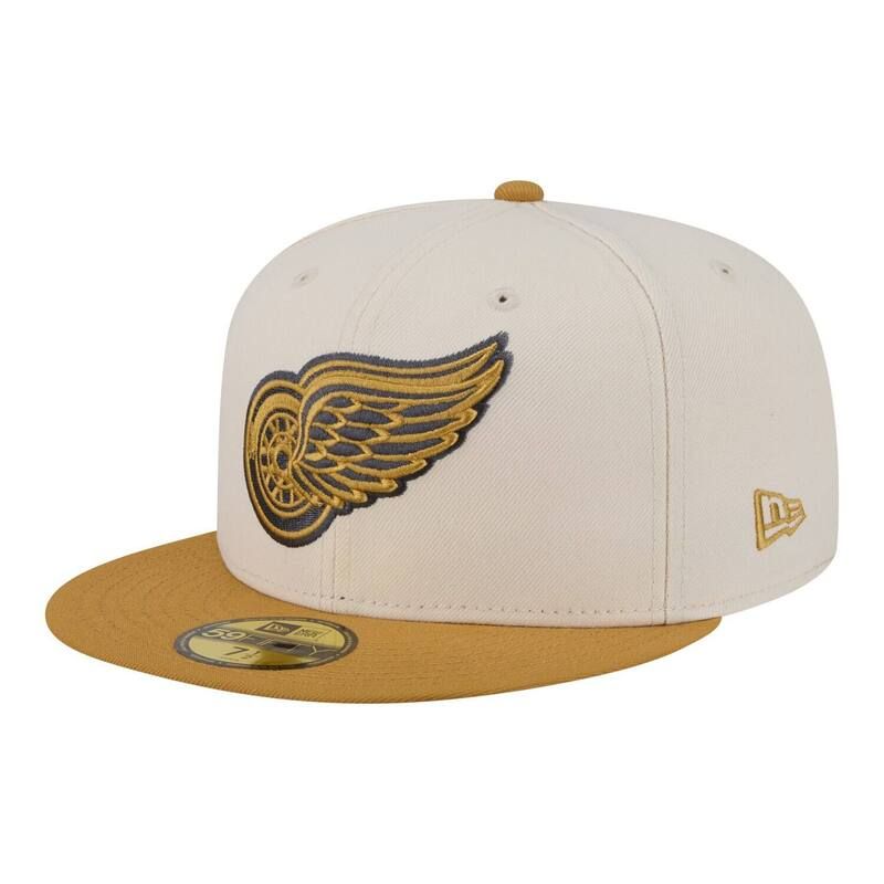 ニューエラ レディース アクセサリー 帽子 Mens New Era CreamTan Detroit Red Wings Colorpack TwoTone 59FIFTY Fitted Hat Rdw Beige ベージュ