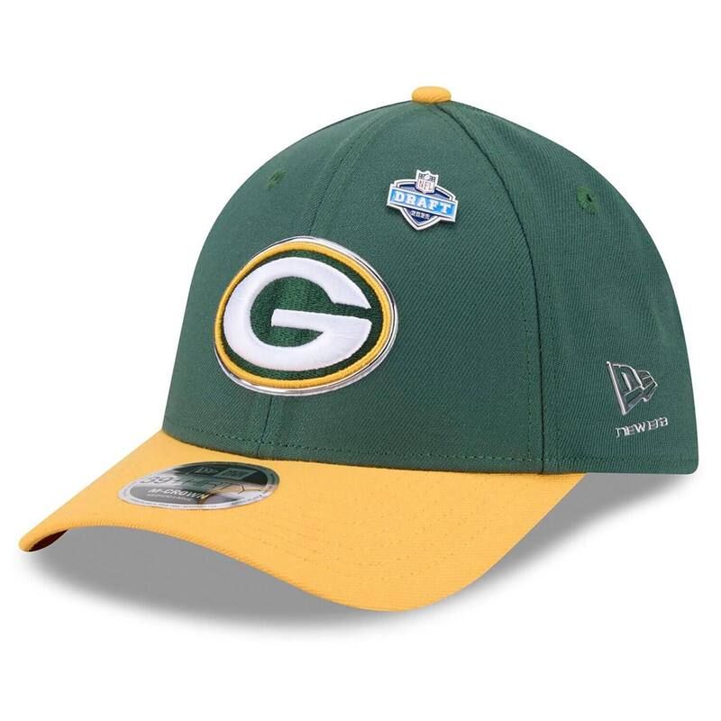 ニューエラ レディース アクセサリー 帽子 Mens New Era GreenGold Green Bay Packers 2026 NFL Draft 39THIRTY MCrown Flex Hat Pkr Green グリーン