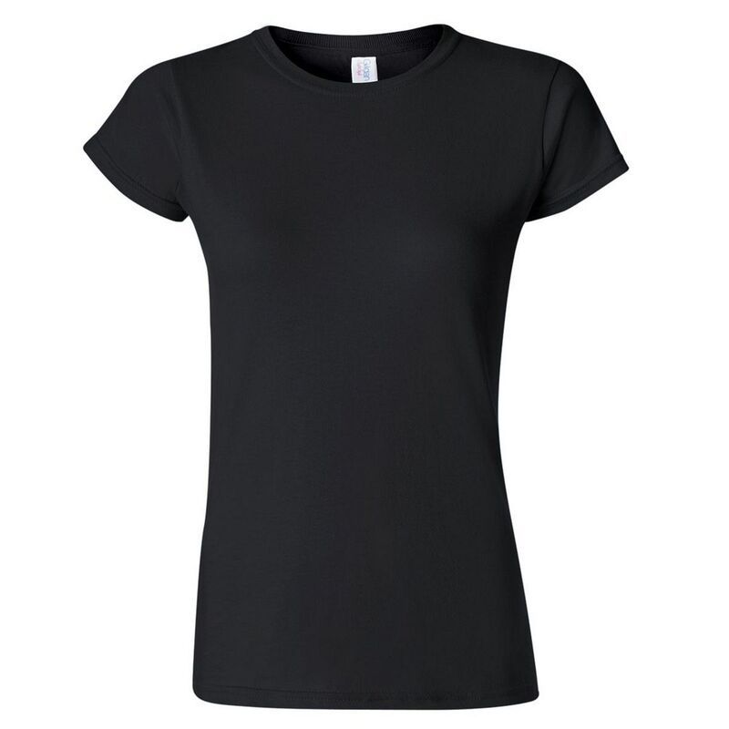 ギルダン レディース トップス Tシャツ Gildan Ladiesoft Style Short Sleeve TShirt Black ブラック