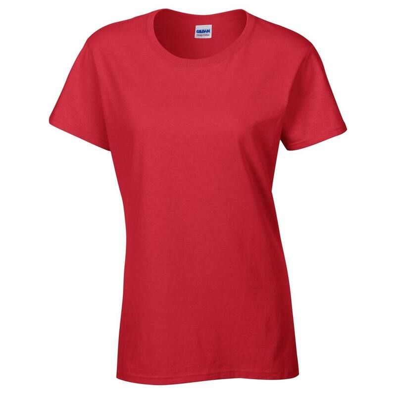 ギルダン レディース トップス Tシャツ コットン Gildan WomensLadies Heavy Cotton Heavy Blend TShirt Red レッド