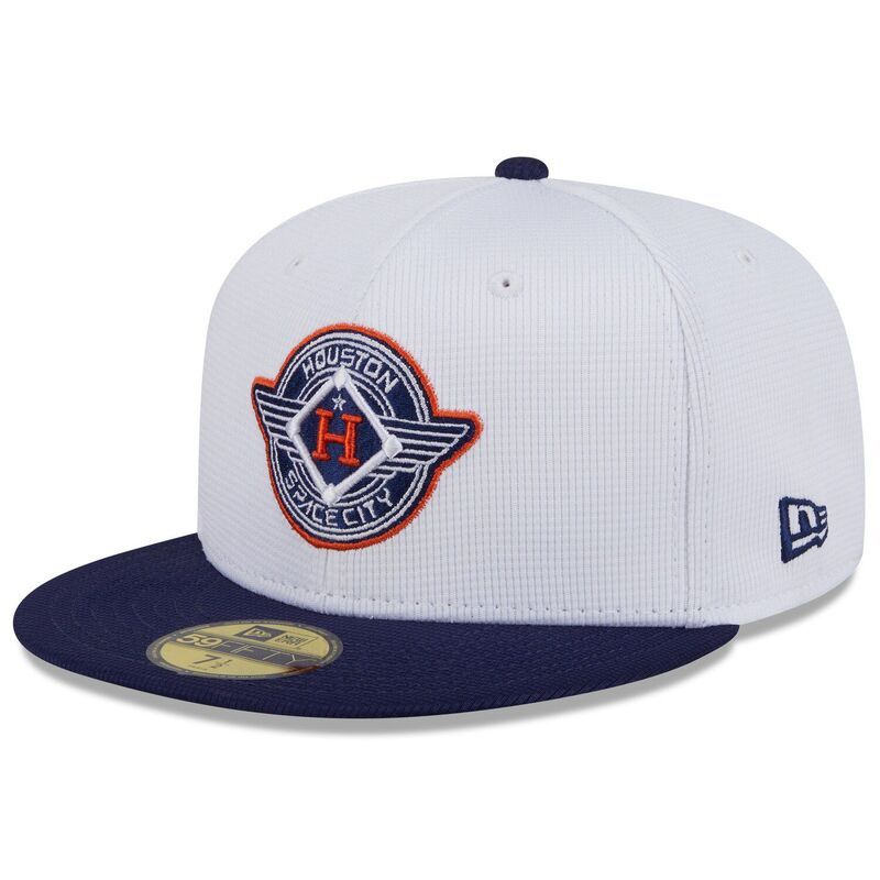 ニューエラ レディース アクセサリー 帽子 Mens New Era WhiteNavy Houston Astros 2025 City Connect Batting Practice 59FIFTY Fitted Hat Ast White ホワイト 10,136円