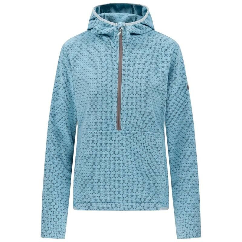 トレスパス レディース アウター ニット・セーター パーカー Trespass WomensLadies Metraya Hoodie Blue Jade ブルー