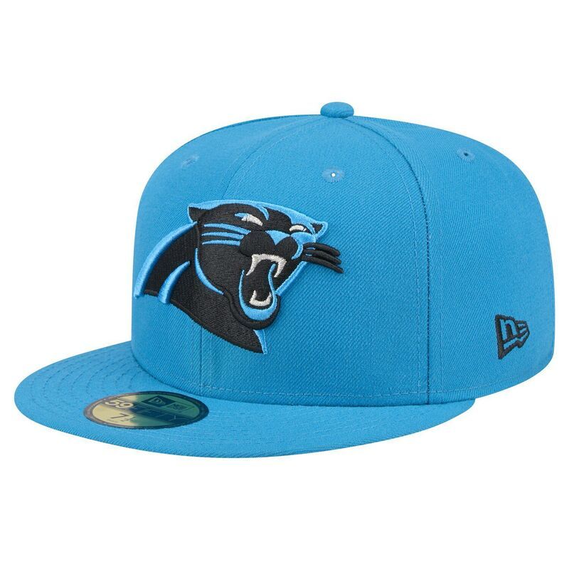 ニューエラ レディース アクセサリー 帽子 Mens New Era Blue Carolina Panthers 59FIFTY Fitted Hat Pth Blue ブルー