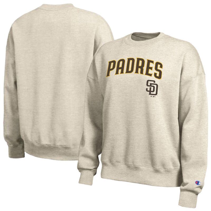 チャンピオン レディース トップス Tシャツ スウェット Womens Champion Oatmeal San Diego Padres AllStar Sweatshirt Pad Multi マルチカラー 15,584円