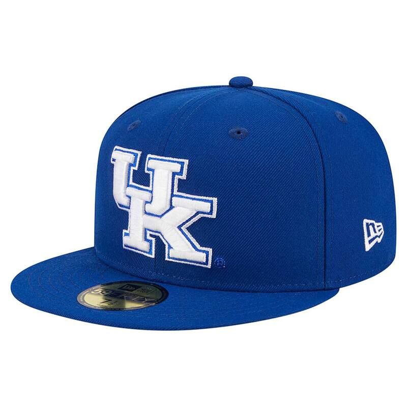 ニューエラ レディース アクセサリー 帽子 Mens New Era Royal Kentucky Wildcats 59FIFTY Fitted Hat Ken Blue ブルー