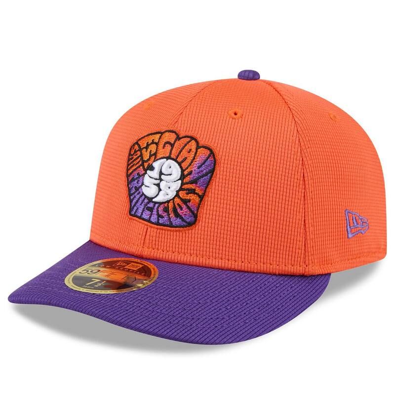 ニューエラ レディース アクセサリー 帽子 Mens New Era OrangePurple San Francisco Giants 2025 City Connect Batting Practice Low Profile 59FIFTY Fitted