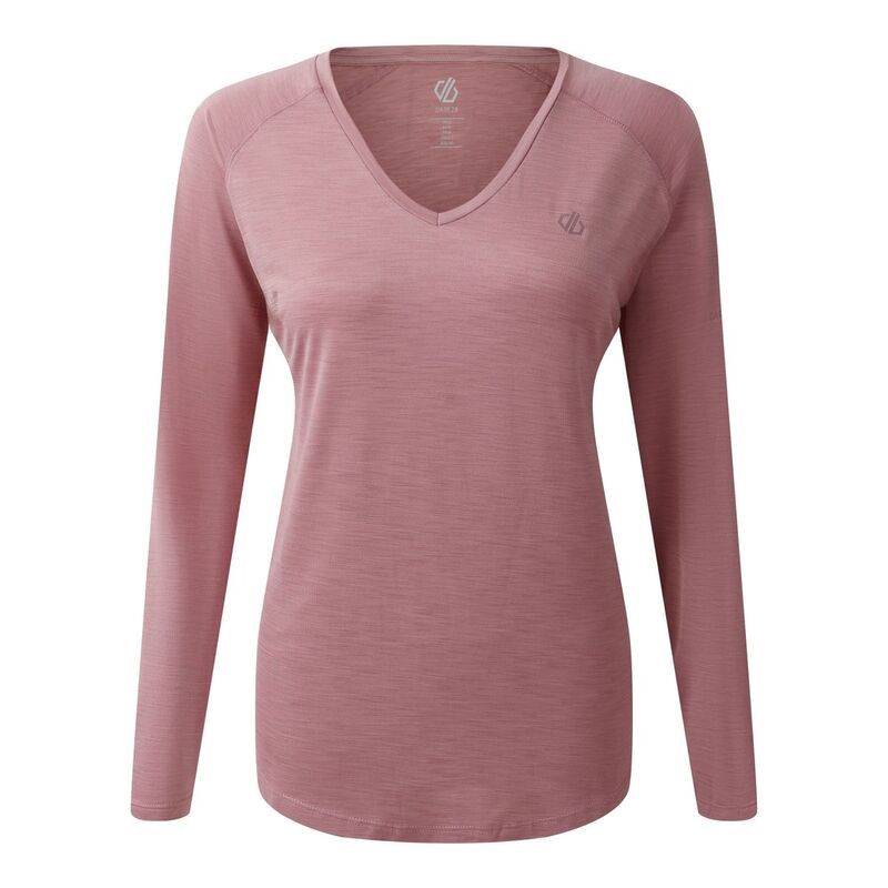 デアツービー レディース トップス Tシャツ Dare 2B WomensLadies Discern Long Sleeve TShirt Lilas