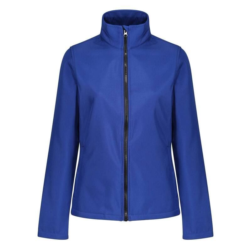 レガッタ レディース アウター ジャケット・ブルゾン プリント Regatta Standout WomensLadies Ablaze Printable Soft Shell Jacket Royal Blue And Black ブラック