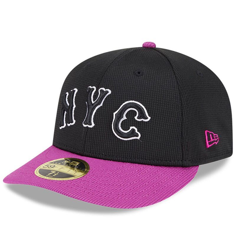 ニューエラ レディース アクセサリー 帽子 Mens New Era CharcoalPurple New York Mets City Connect Batting Practice Low Profile 59FIFTY Fitted Hat Met C
