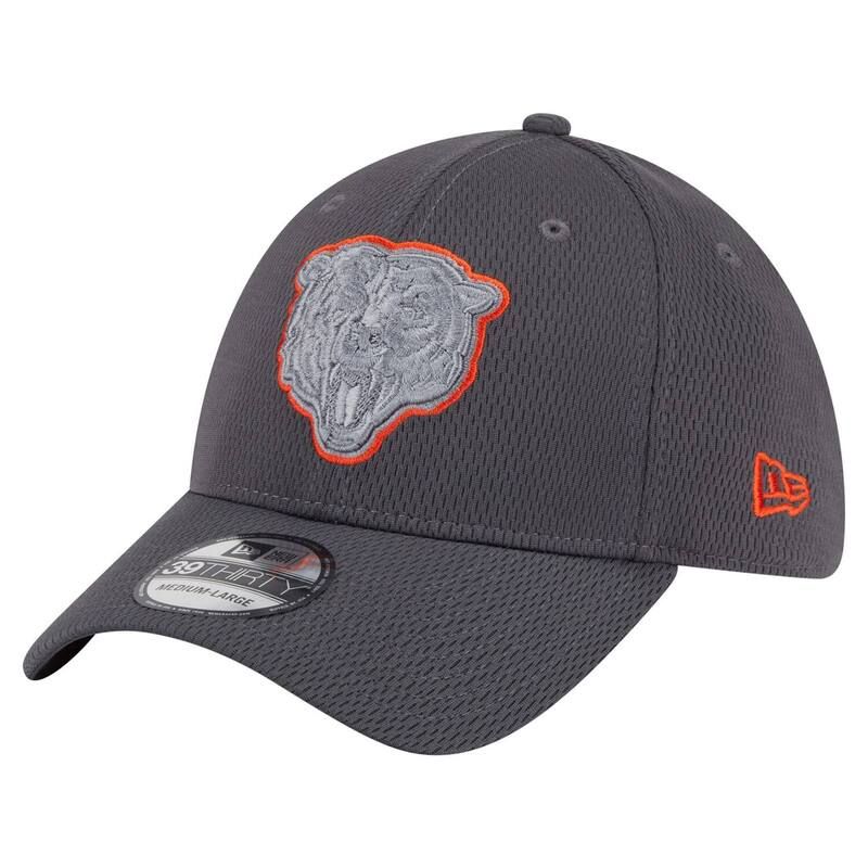 ニューエラ レディース アクセサリー 帽子 Mens New Era Graphite Chicago Bears Main 39THIRTY Flex Hat Brs Dark G グラファイト