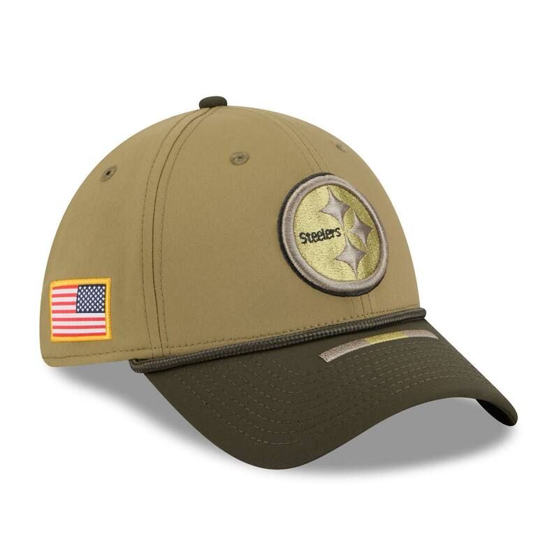 ニューエラ レディース アクセサリー 帽子 Tシャツ Mens New Era Green Pittsburgh Steelers 2025 Salute to Service 39THIRTY Flex Hat Stl Green グリーン