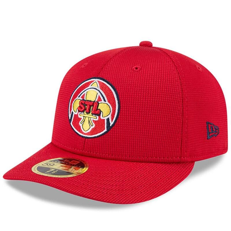 ニューエラ レディース アクセサリー 帽子 Mens New Era Red St Louis Cardinals City Connect Batting Practice Low Profile 59FIFTY Fitted Hat Crd Red レッド