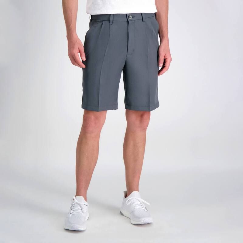 ハガー レディース ボトムス ハーフパンツ・ショーツ プリーツ ショートパンツ Mens Haggar Cool 18 PRO StraightFit Solid Pleated Shorts Gray グレー 13,675円