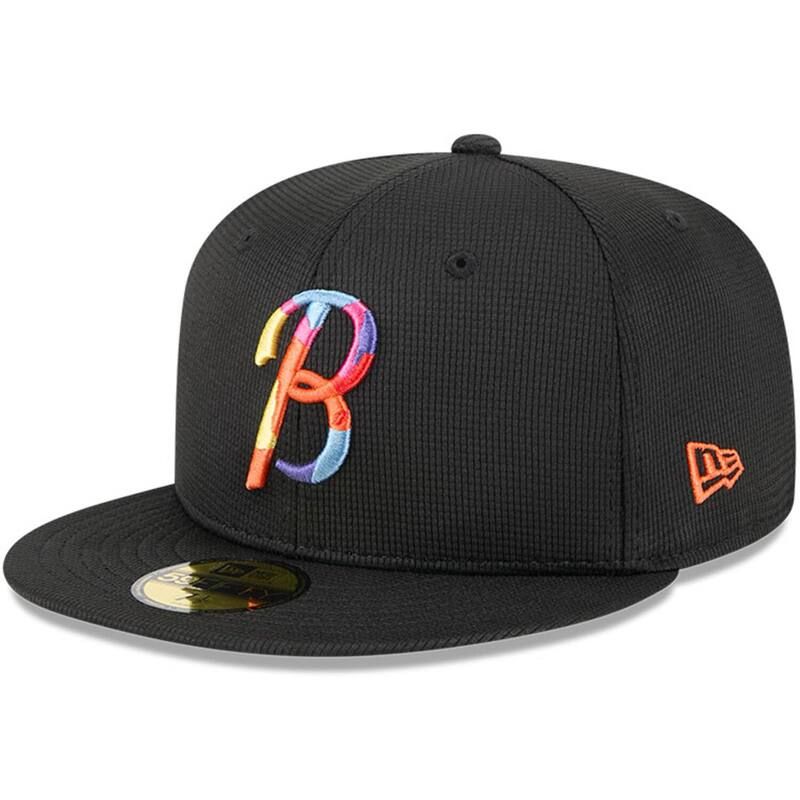 ニューエラ レディース アクセサリー 帽子 Mens New Era Black Baltimore Orioles City Connect Batting Practice 59FIFTY Fitted Hat Orl Black ブラック