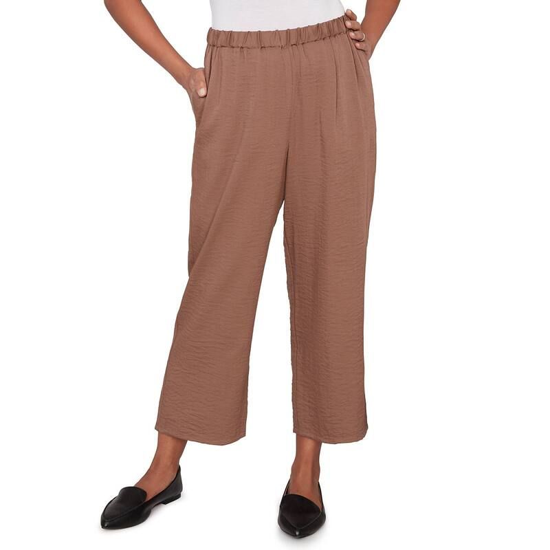 アルフレッド ダナー レディース ボトムス カジュアルパンツ ワイドレッグ アンクル Womens Alfredunner Wide Leg PullOn Ankle Pants Mocha モカ