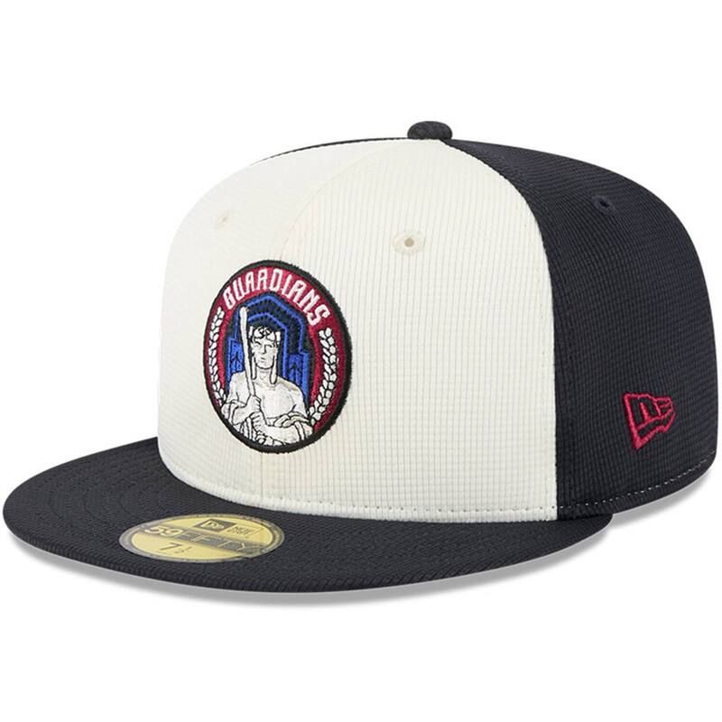 ニューエラ レディース アクセサリー 帽子 Mens New Era NavyWhite Cleveland Guardians City Connect Batting Practice 59FIFTY Fitted Hat Grd Navy ネイビー