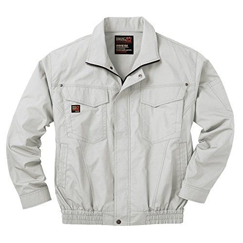 サンエス(SUN-S) 空調風神服 長袖ワークブルゾン KU91400 シルバー 3L 【服のみ】e 0cd81556