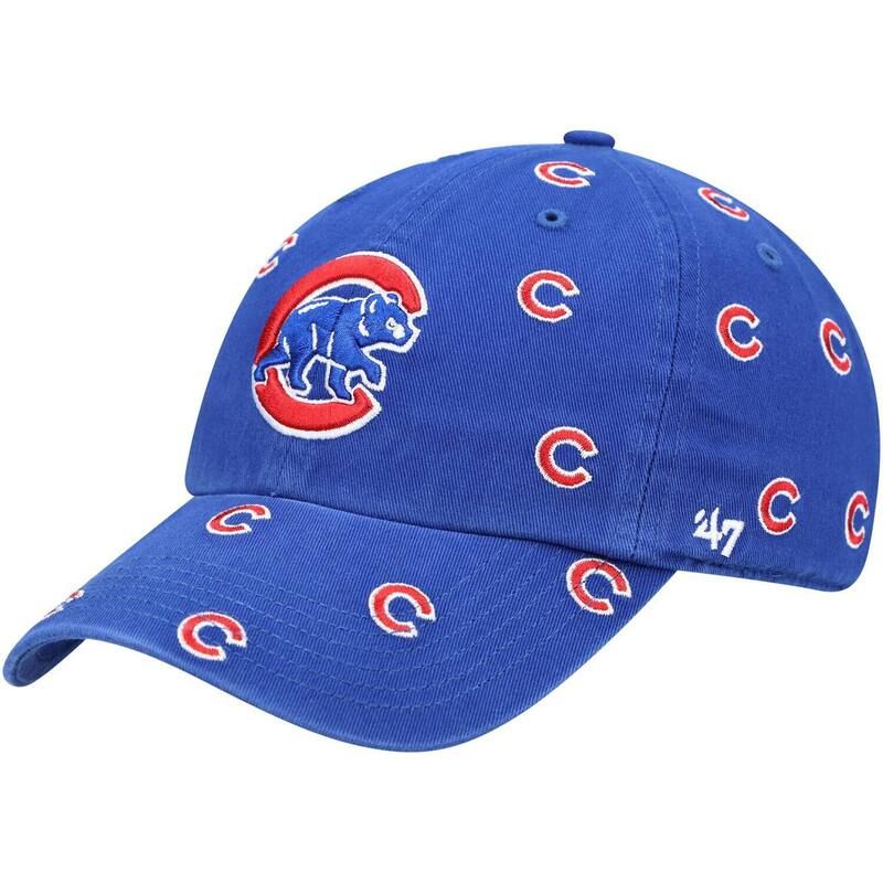 フォーティセブンブランド レディース アクセサリー 帽子 47 Brand Womens 47 Royal Chicago Cubs Confetti Clean Up Adjustable Hat Cublue ブルー