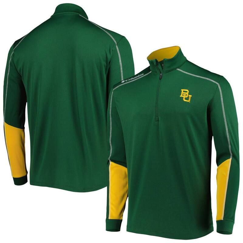 コロンビア レディース アウター ジャケット・ブルゾン Mens Columbia Green Baylor Bearshotgun 20 OmniWick QuarterZip Jacket Bay Green グリーン