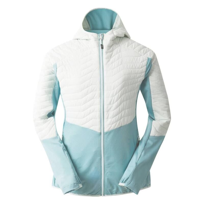 デアツービー レディース アウター ジャケット・ブルゾン Dare 2B WomensLadies Altimeter II Hybrid Jacket Aquifer And Chalk Blue チョーク