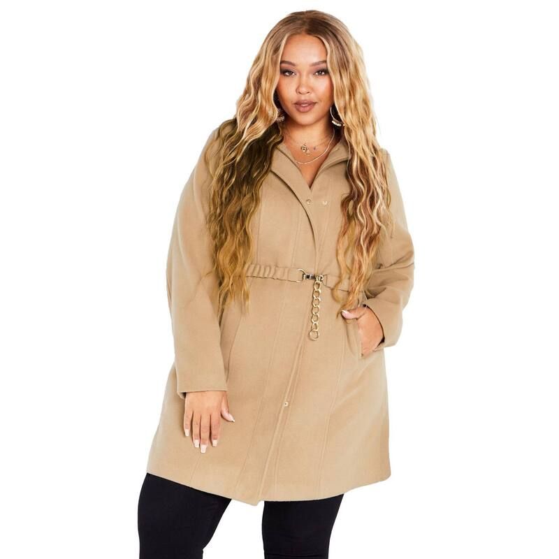 アベニュー レディース アウター ジャケット・ブルゾン プラスサイズ Avenue Womens Plusize Shiloh Jacket Carmel