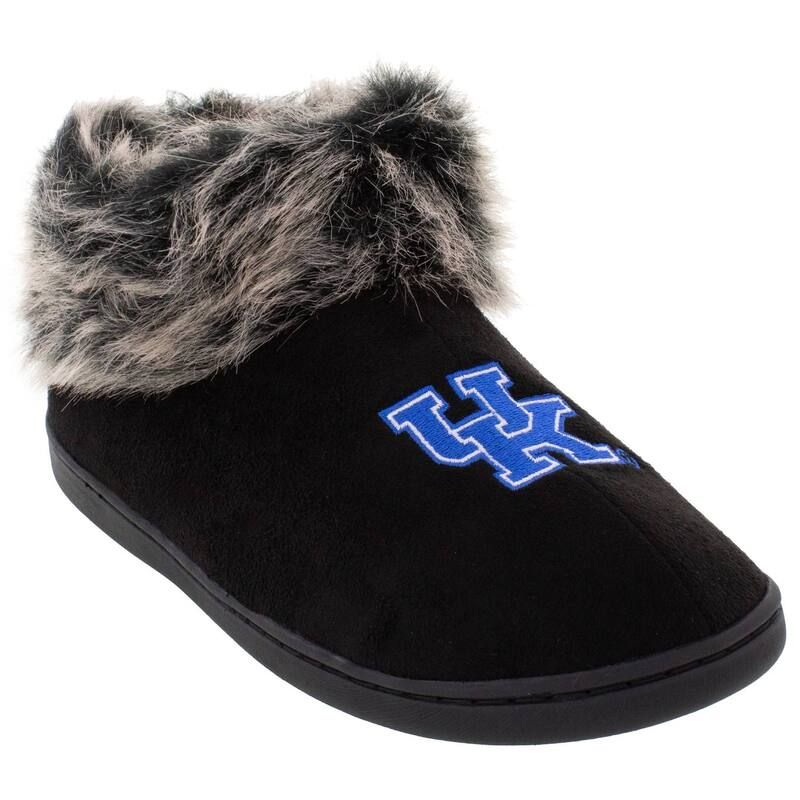 アンブランデッド レディース シューズ ブーツ・レインブーツ Unbranded Kentucky Wildcats Womens Faux Fur Boot Slippers Ken Black ブラック