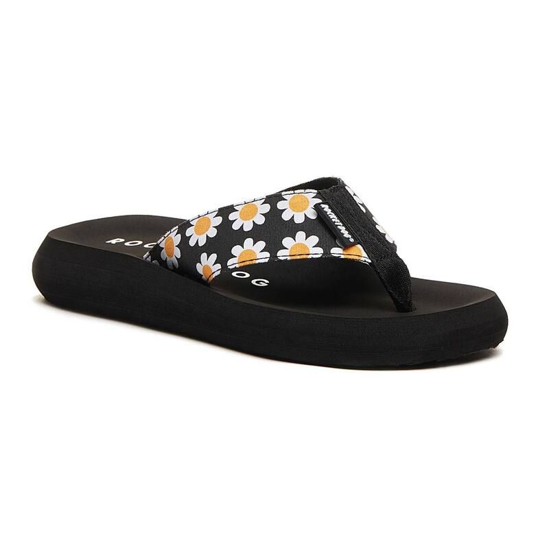 ロケットドッグ レディース シューズ サンダル Rocket Dog Spotlight 2 Womens Flip Flop Sandals Black Daisy ブラック