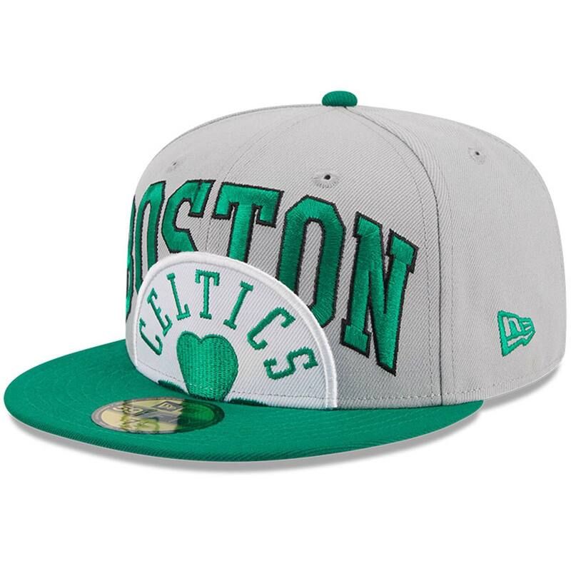 ニューエラ レディース アクセサリー 帽子 Mens New Era GrayKelly Green Boston Celtics TipOff TwoTone 59FIFTY Fitted Hat Cel Grey グレー