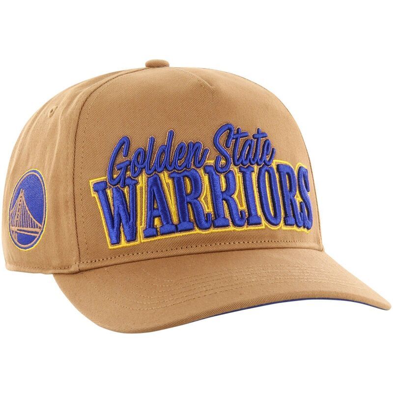 フォーティセブンブランド レディース アクセサリー 帽子 47 Brand Mens 47 Tan Golden State Warriors Barnes Hitch Adjustable Hat War Multi マルチカラー