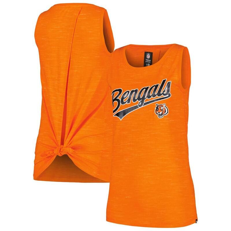 ニューエラ レディース トップス Tシャツ Womens New Era Orange Cincinnati Bengalspace Dye Active Tank Top Bng Orange オレンジ 8,386円
