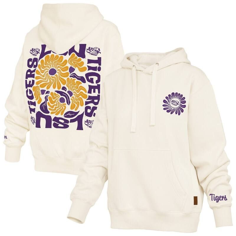 プレスボックス レディース トップス Tシャツ パーカー Womens Pressbox Cream LSU Tigers Elena Janise Hoodie Lsu Beige ベージュ